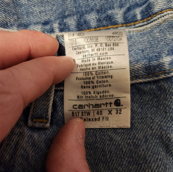 Mens Carhartt Jeans size 40 X 32 - Picture 9 of 16